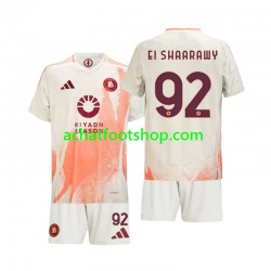 Maillot AS Rome Stephan El Shaarawy 92 Extérieur Tenue pour Enfant 2024-2025 Manche Courte