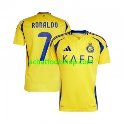 Maillot Al Nassr Cristiano Ronaldo 7 Domicile Tenue pour Homme 2024-2025 Manche Courte
