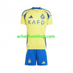 Maillot Al Nassr Domicile Tenue pour Enfant 2024-2025 Manche Courte Maillot Al Nassr Domicile Tenue pour Enfant 2024-2025 Manche Courte