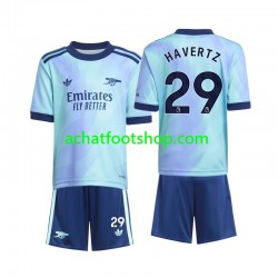 Maillot Arsenal Havertz 29 3ème Tenue pour Enfant 2024-2025 Manche Courte