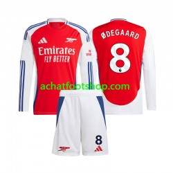 Maillot Arsenal Martin Odegaard 8 Domicile Tenue pour Enfant 2024-2025 Manche Longue