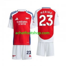 Maillot Arsenal Merino 23 Domicile Tenue pour Enfant 2024-2025 Manche Courte Maillot Arsenal Merino 23 Domicile Tenue pour Enfant 2024-2025 Manche Courte