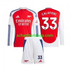 Maillot Arsenal Riccardo Calafiori 33 Domicile Tenue pour Enfant 2024-2025 Manche Longue Maillot Arsenal Riccardo Calafiori 33 Domicile Tenue pour Enfant 2024-2025 Manche Longue