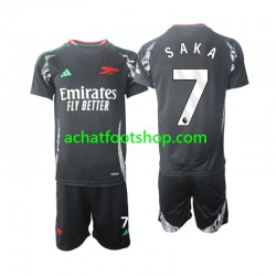 Maillot Arsenal Saka 7 Extérieur Tenue pour Enfant 2024-2025 Manche Courte Maillot Arsenal Saka 7 Extérieur Tenue pour Enfant 2024-2025 Manche Courte