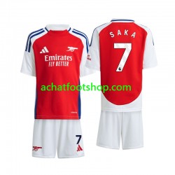 Maillot Arsenal Saka 7 Domicile Tenue pour Enfant 2024-2025 Manche Courte Maillot Arsenal Saka 7 Domicile Tenue pour Enfant 2024-2025 Manche Courte