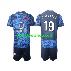 Maillot Atlético Madrid J.Alvarez 19 3ème Tenue pour Enfant 2024-2025 Manche Courte