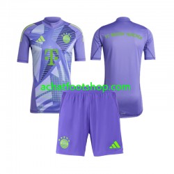 Maillot Bayern Munich Gardien Extérieur Tenue pour Enfant 2024-2025 Manche Courte