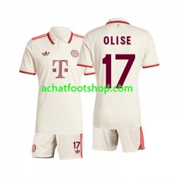 Maillot Bayern Munich Olise 17 3ème Tenue pour Enfant 2024-2025 Manche Courte Maillot Bayern Munich Olise 17 3ème Tenue pour Enfant 2024-2025 Manche Courte