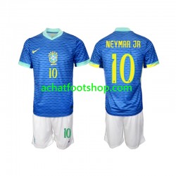 Maillot Brésil Neymar JR 10 Extérieur Tenue pour Enfant 2024 Manche Courte Maillot Brésil Neymar JR 10 Extérieur Tenue pour Enfant 2024 Manche Courte