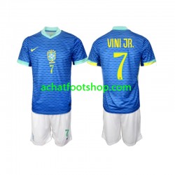Maillot Brésil VINI JR 7 Extérieur Tenue pour Enfant 2024 Manche Courte Maillot Brésil VINI JR 7 Extérieur Tenue pour Enfant 2024 Manche Courte