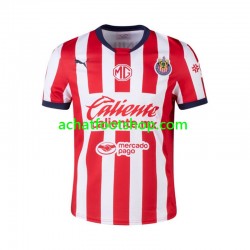 Maillot Deportivo Guadalajara Domicile Tenue pour Homme 2024-2025 Manche Courte Maillot Deportivo Guadalajara Domicile Tenue pour Homme 2024-2025 Manche Courte