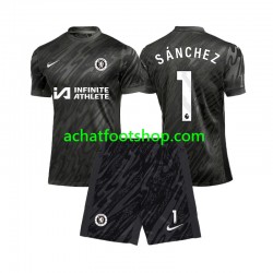 Maillot Chelsea Robert Sanchez 1 Gardien Extérieur Tenue pour Enfant 2024-2025 Manche Courte