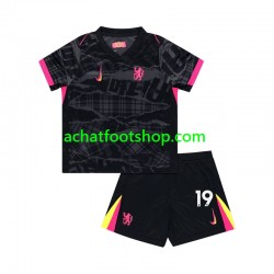Maillot Chelsea Jadon Sancho 19 3ème Tenue pour Enfant 2024-2025 Manche Courte