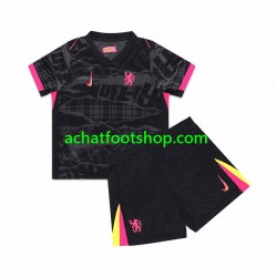 Maillot Chelsea 3ème Tenue pour Enfant 2024-2025 Manche Courte Maillot Chelsea 3ème Tenue pour Enfant 2024-2025 Manche Courte