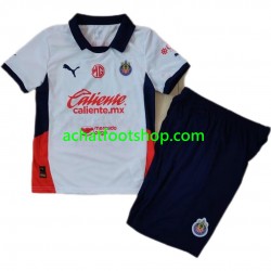 Maillot Deportivo Guadalajara Extérieur Tenue pour Enfant 2024-2025 Manche Courte Maillot Deportivo Guadalajara Extérieur Tenue pour Enfant 2024-2025 Manche Courte