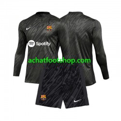 Maillot FC Barcelone Gardien 3ème Tenue pour Enfant 2024-2025 Manche Longue