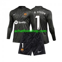 Maillot FC Barcelone Ter Stegen 1 Gardien 3ème Tenue pour Enfant 2024-2025 Manche Longue