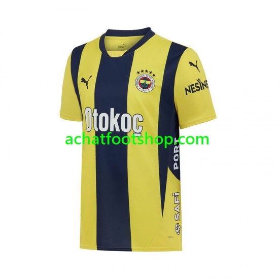 Maillot Fenerbahce Domicile Tenue pour Homme 2024-2025 Manche Courte
