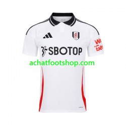 Maillot Fulham Domicile Tenue pour Homme 2024-2025 Manche Courte