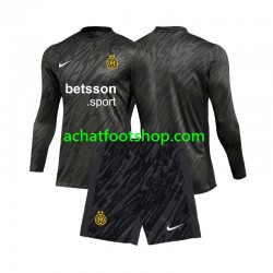 Maillot Inter Milan Gardien 3ème Tenue pour Enfant 2024-2025 Manche Longue