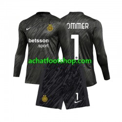 Maillot Inter Milan Yann Sommer 1 Gardien 3ème Tenue pour Enfant 2024-2025 Manche Longue