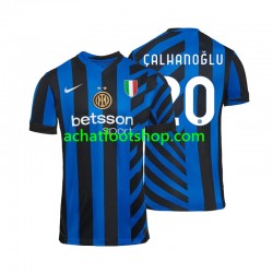 Maillot Inter Milan Hakan Calhanoglu 20 Domicile Tenue pour Homme 2024-2025 Manche Courte