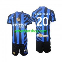 Maillot Inter Milan Hakan Calhanoglu 20 Domicile Tenue pour Enfant 2024-2025 Manche Courte