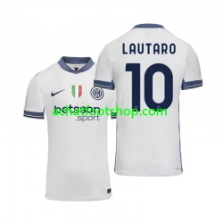 Maillot Inter Milan Lautaro 10 Extérieur Tenue pour Homme 2024-2025 Manche Courte