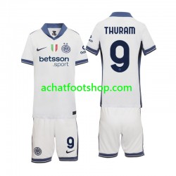 Maillot Inter Milan Marcus Thuram 9 Extérieur Tenue pour Enfant 2024-2025 Manche Courte