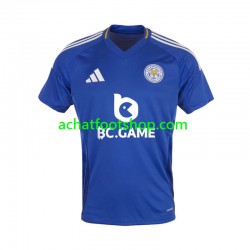 Maillot Leicester City Domicile Tenue pour Homme 2024-2025 Manche Courte Maillot Leicester City Domicile Tenue pour Homme 2024-2025 Manche Courte