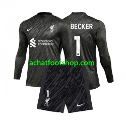 Maillot Liverpool Alisson Becker 1 Gardien Domicile Tenue pour Enfant 2024-2025 Manche Longue Maillot Liverpool Alisson Becker 1 Gardien Domicile Tenue pour Enfant 2024-2025 Manche Longue