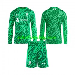 Maillot Liverpool Gardien Extérieur Tenue pour Enfant 2024-2025 Manche Longue Maillot Liverpool Gardien Extérieur Tenue pour Enfant 2024-2025 Manche Longue
