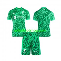 Maillot Liverpool Gardien Extérieur Tenue pour Enfant 2024-2025 Manche Courte Maillot Liverpool Gardien Extérieur Tenue pour Enfant 2024-2025 Manche Courte