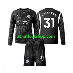 Maillot Manchester City Ederson Moraes 31 Gardien 4ème Tenue pour Enfant 2024-2025 Manche Longue Maillot Manchester City Ederson Moraes 31 Gardien 4ème Tenue pour Enfant 2024-2025 Manche Longue