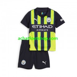 Maillot Manchester City Extérieur Tenue pour Enfant 2024-2025 Manche Courte