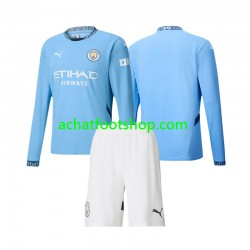 Maillot Manchester City Domicile Tenue pour Enfant 2024-2025 Manche Longue Maillot Manchester City Domicile Tenue pour Enfant 2024-2025 Manche Longue