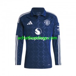Maillot Manchester United Extérieur Tenue pour Homme 2024-2025 Manche Longue