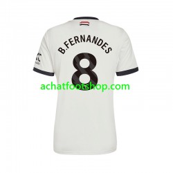 Maillot Manchester United Bruno Fernandes 8 3ème Tenue pour Homme 2024-2025 Manche Courte