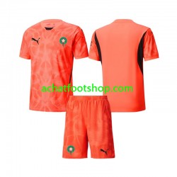 Maillot Maroc Gardien Domicile Tenue pour Enfant 2024 Manche Courte Maillot Maroc Gardien Domicile Tenue pour Enfant 2024 Manche Courte