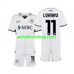 Maillot Naples Lukaku 11 Extérieur Tenue pour Enfant 2024-2025 Manche Courte Maillot Naples Lukaku 11 Extérieur Tenue pour Enfant 2024-2025 Manche Courte