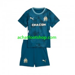 Maillot Olympique de Marseille Extérieur Tenue pour Enfant 2024-2025 Manche Courte
