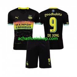 Maillot PSV Eindhoven DE JONG 9 Extérieur Tenue pour Enfant 2024-2025 Manche Courte Maillot PSV Eindhoven DE JONG 9 Extérieur Tenue pour Enfant 2024-2025 Manche Courte
