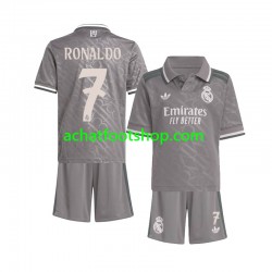 Maillot Real Madrid Cristiano Ronaldo 7 3ème Tenue pour Enfant 2024-2025 Manche Courte