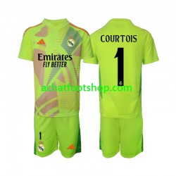 Maillot Real Madrid COURTOIS 1 Gardien 4ème Tenue pour Enfant 2024-2025 Manche Courte