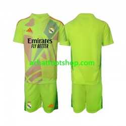 Maillot Real Madrid Gardien 4ème Tenue pour Enfant 2024-2025 Manche Courte