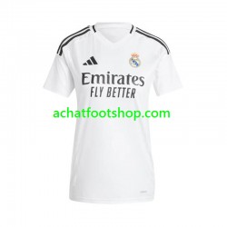 Maillot Real Madrid Domicile Tenue pour Femme 2024-2025 Manche Courte