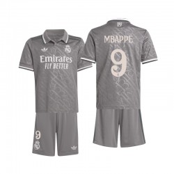 Maillot Real Madrid Mbappé 9 3ème Tenue pour Enfant 2024-2025 Manche Courte