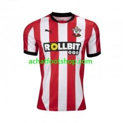 Maillot Southampton Domicile Tenue pour Homme 2024-2025 Manche Courte Maillot Southampton Domicile Tenue pour Homme 2024-2025 Manche Courte