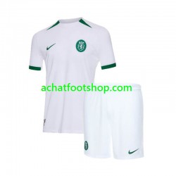 Maillot Sporting CP Extérieur Tenue pour Enfant 2024-2025 Manche Courte