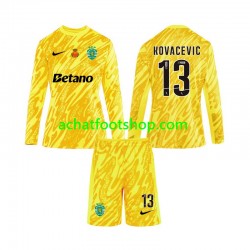 Maillot Sporting CP Kovacevic 13 Gardien 3ème Tenue pour Enfant 2024-2025 Manche Longue